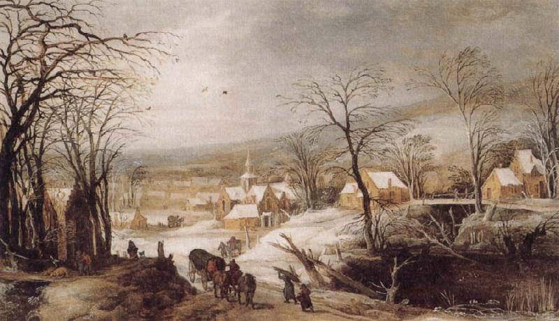 Joos de Momper Winter Landscape Spain oil painting art